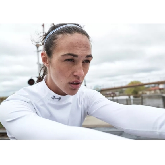 Under Armour Compression Under Layer Mockneck Athletic Outdoors Top Medium - Picture 5 of 11